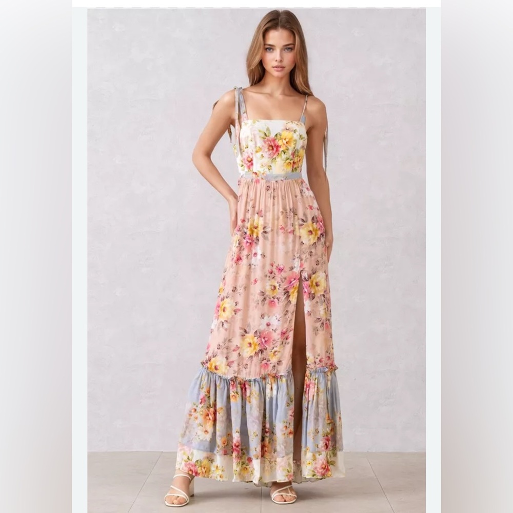 Yumi Kim - Mahogany Maxi Dress Dazzling Garden - Size: Small
